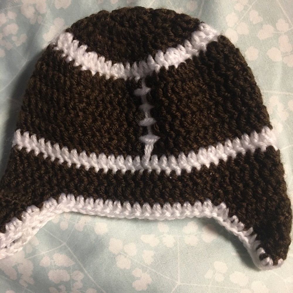 3/$18 Football knitted hat